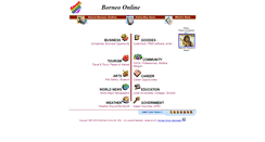 Desktop Screenshot of borneo-online.com.my