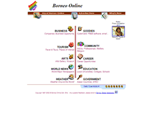 Tablet Screenshot of borneo-online.com.my